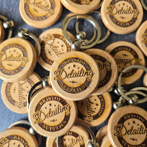 Bristol Detailing Supplies Wood Key Ring